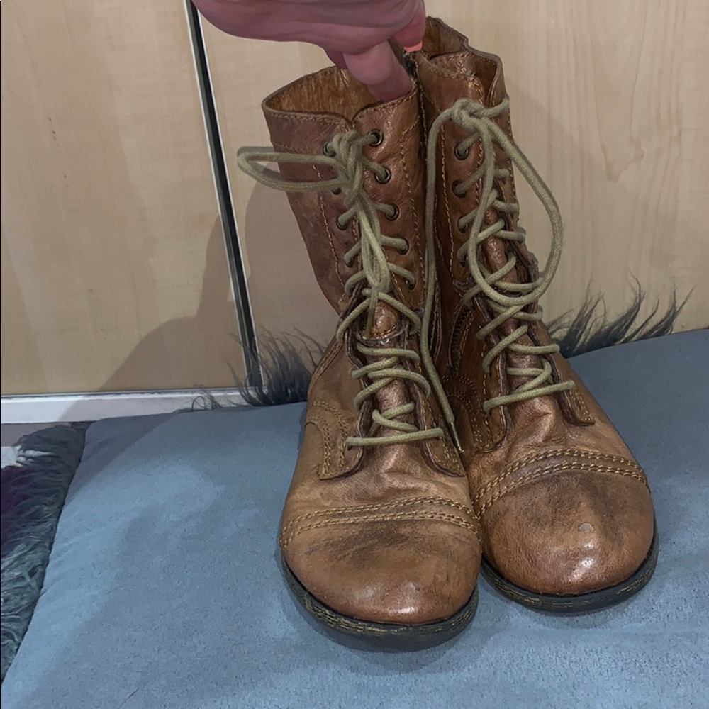 steve madden combat boots